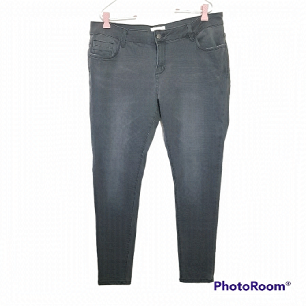 Manguun Dark Gray Skinny Jeans